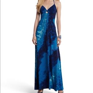 Maxi Halter Dress with Keyhole